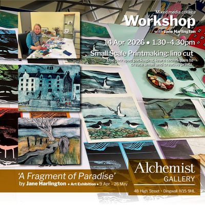 Small Scale Carton-Printing Workshop with Jane Harlington