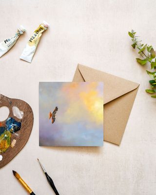 Red Kite Greetings Card