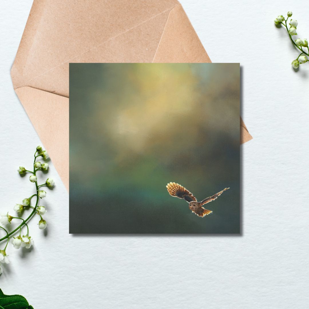 Tawny Owl Greetings Card
