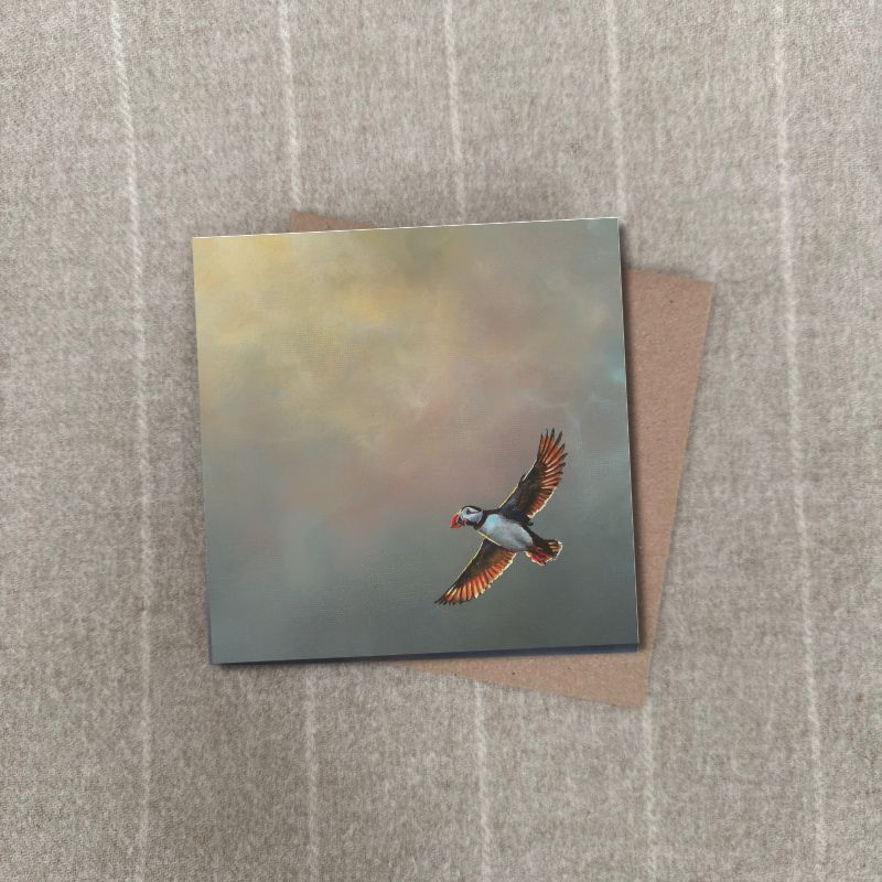Puffin Greetings Card