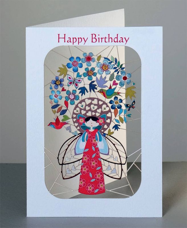 Fairy and Flowers - Happy Birthday