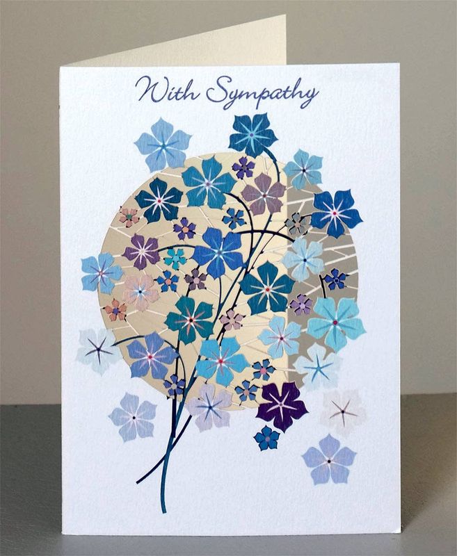 Blue Flowers - With Sympathy