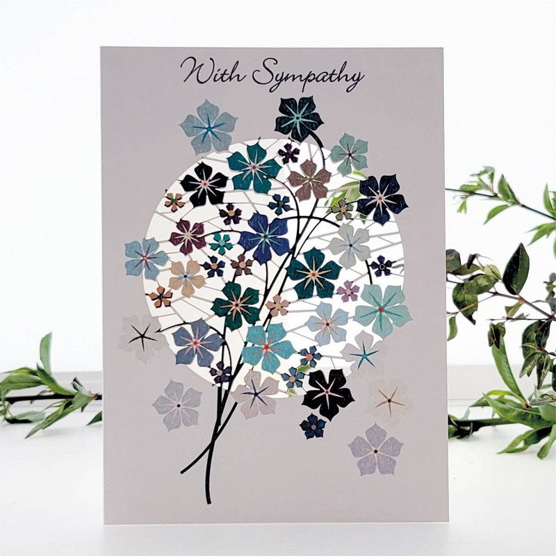 Blue Flowers - With Sympathy