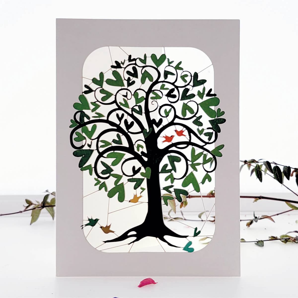 Curling Green Heart Tree