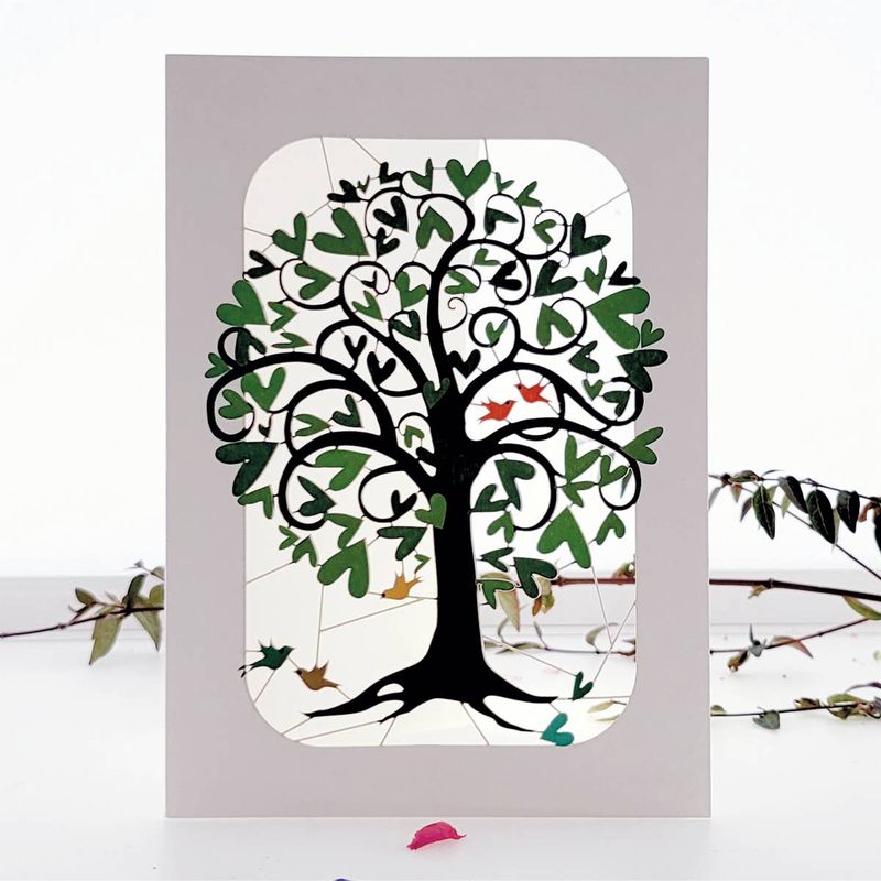 Curling Green Heart Tree