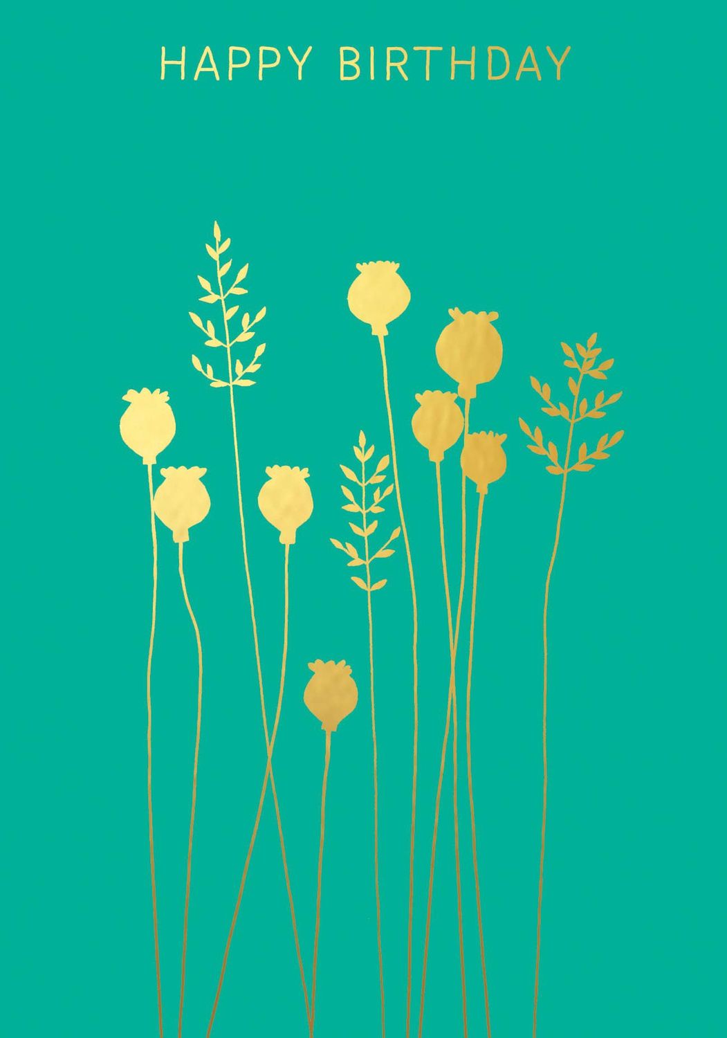Poppyheads &amp; Grass Birthday