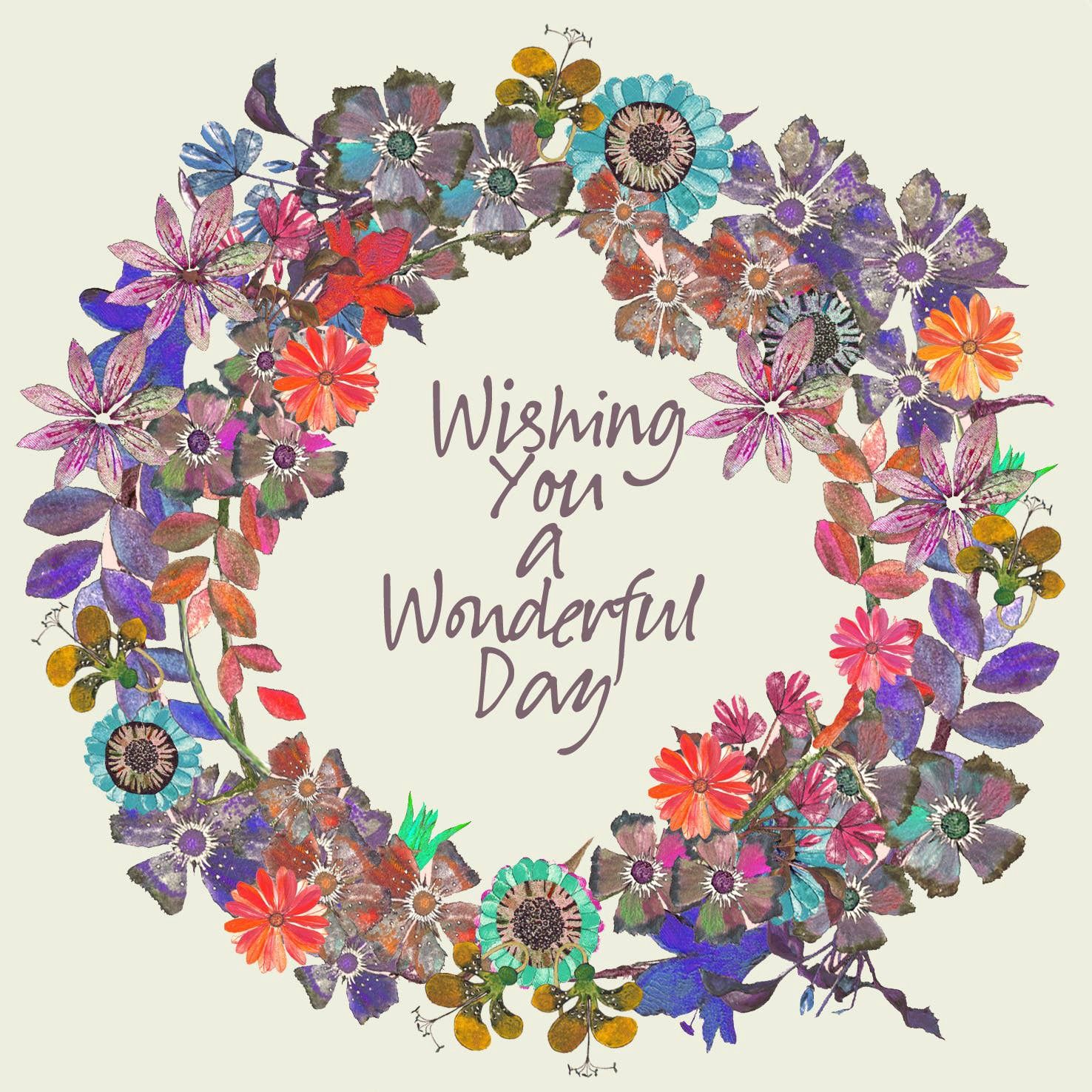 Wonderful Day Floral Circle