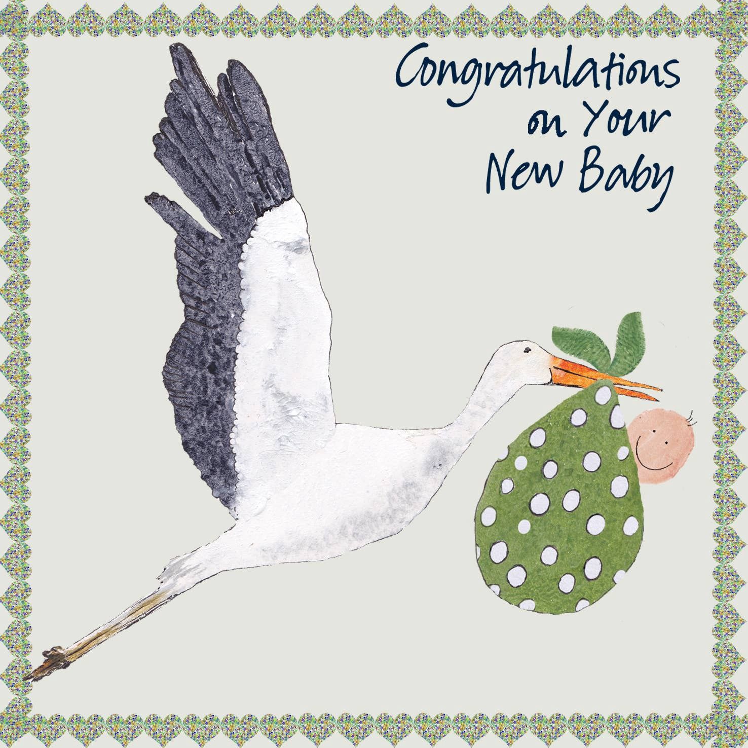 Baby Congratulations - Stork
