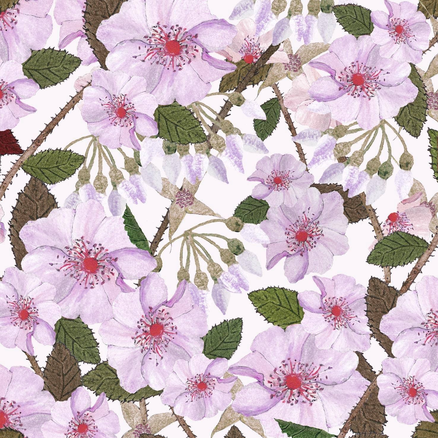 Rambling Rose, Size: Small - 125mm x 125mm