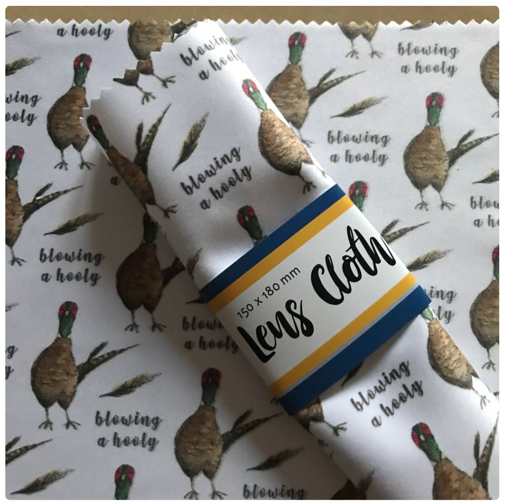 Windswept Pheasant Lens Cloth