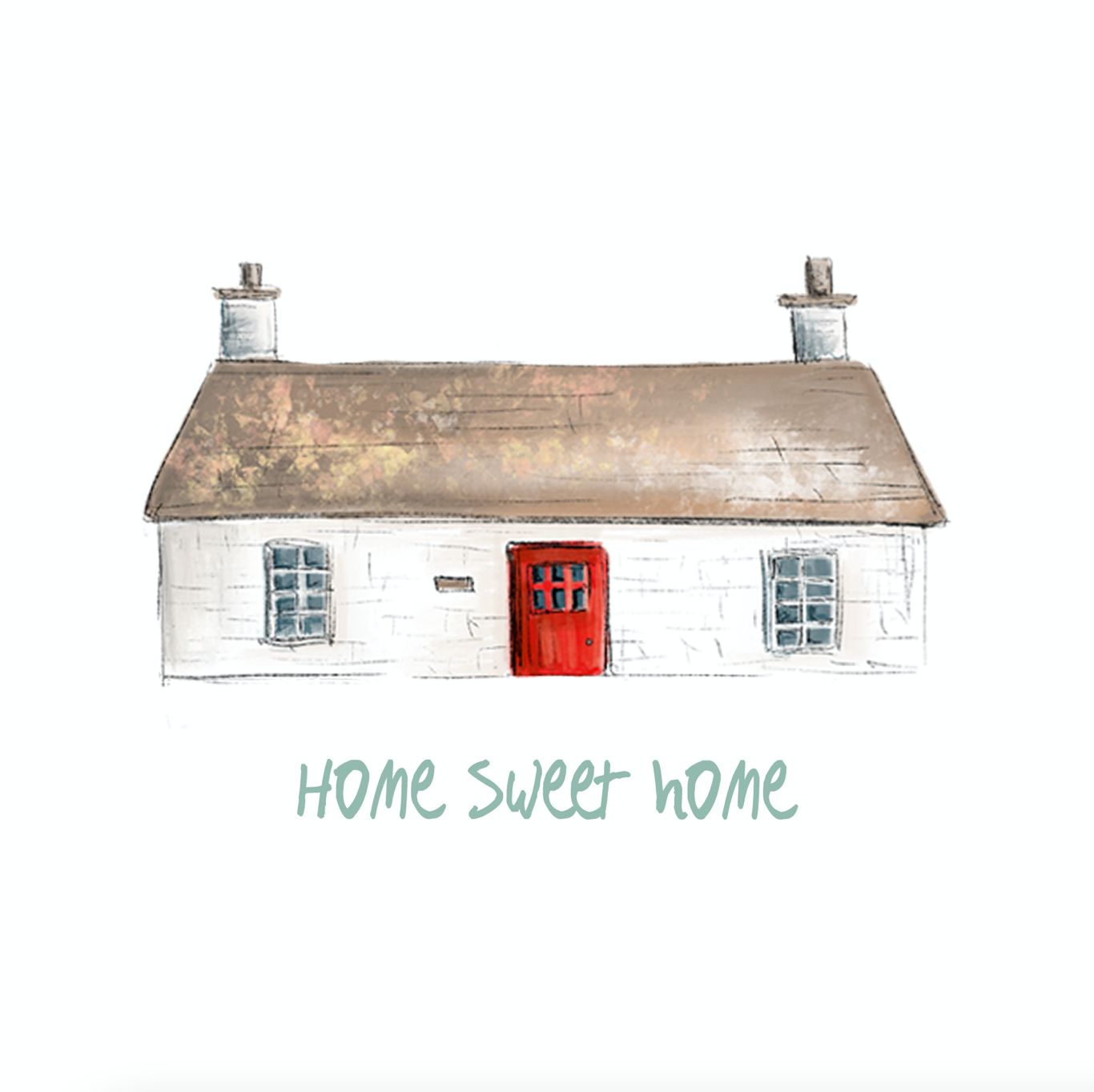 Home Sweet Home Bothy Greetings Card