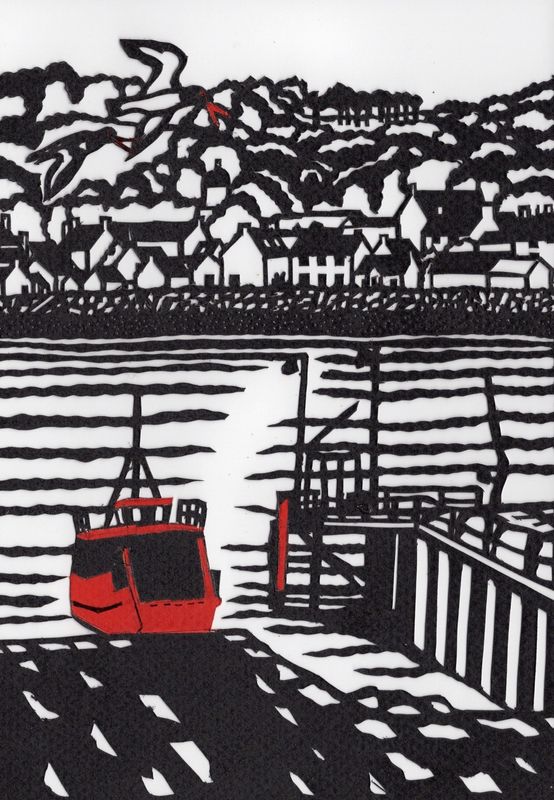 artist card by Kevin O'Neill - On The Road to Cromarty