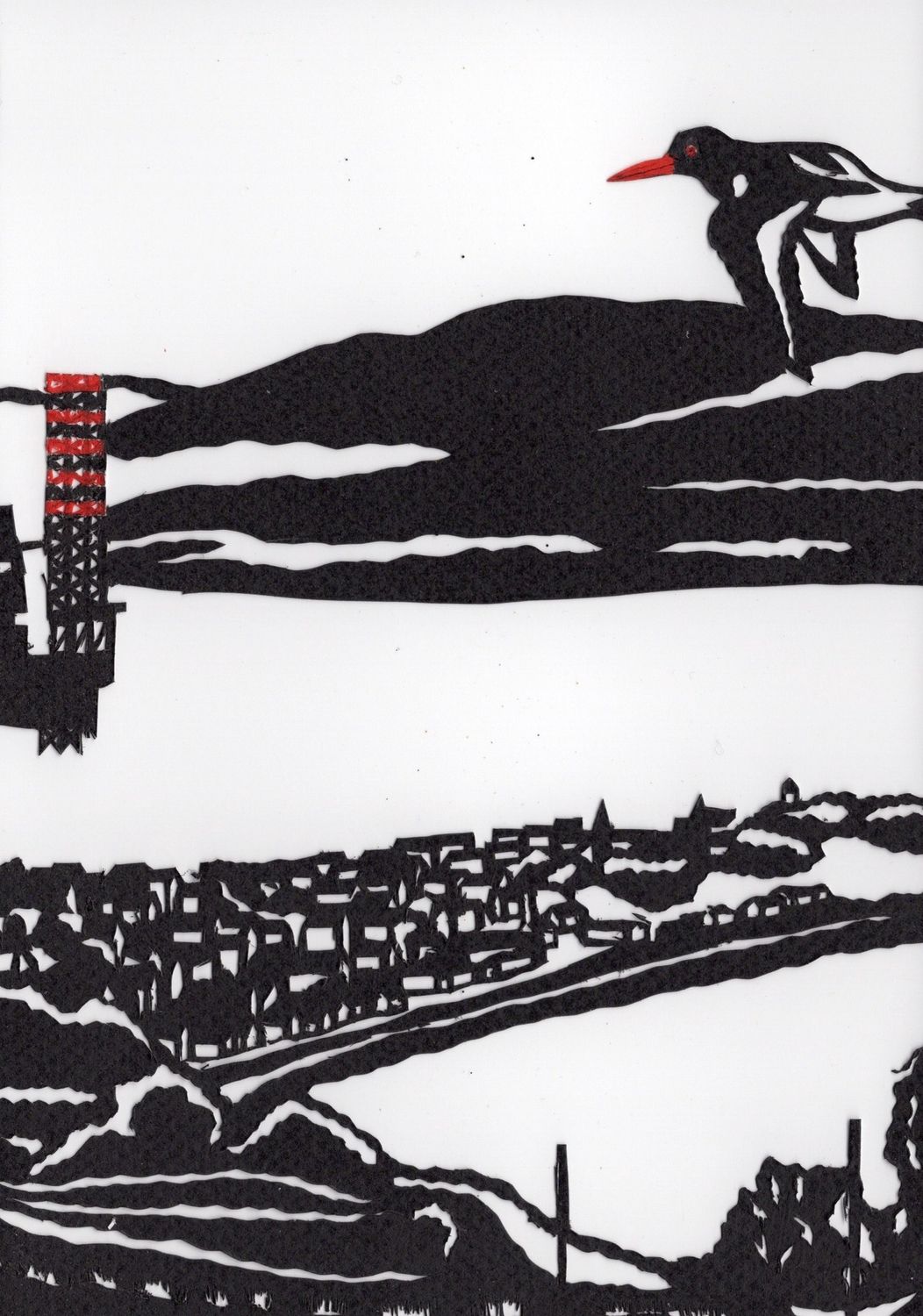 artist card by Kevin O'Neill - Overlooking Cromarty