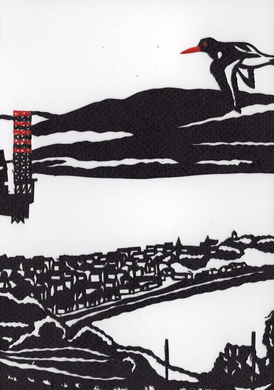 artist card by Kevin O'Neill - Overlooking Cromarty