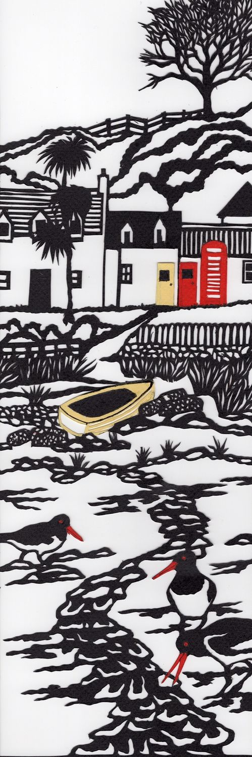 artist card by Kevin O'Neill - Plockton