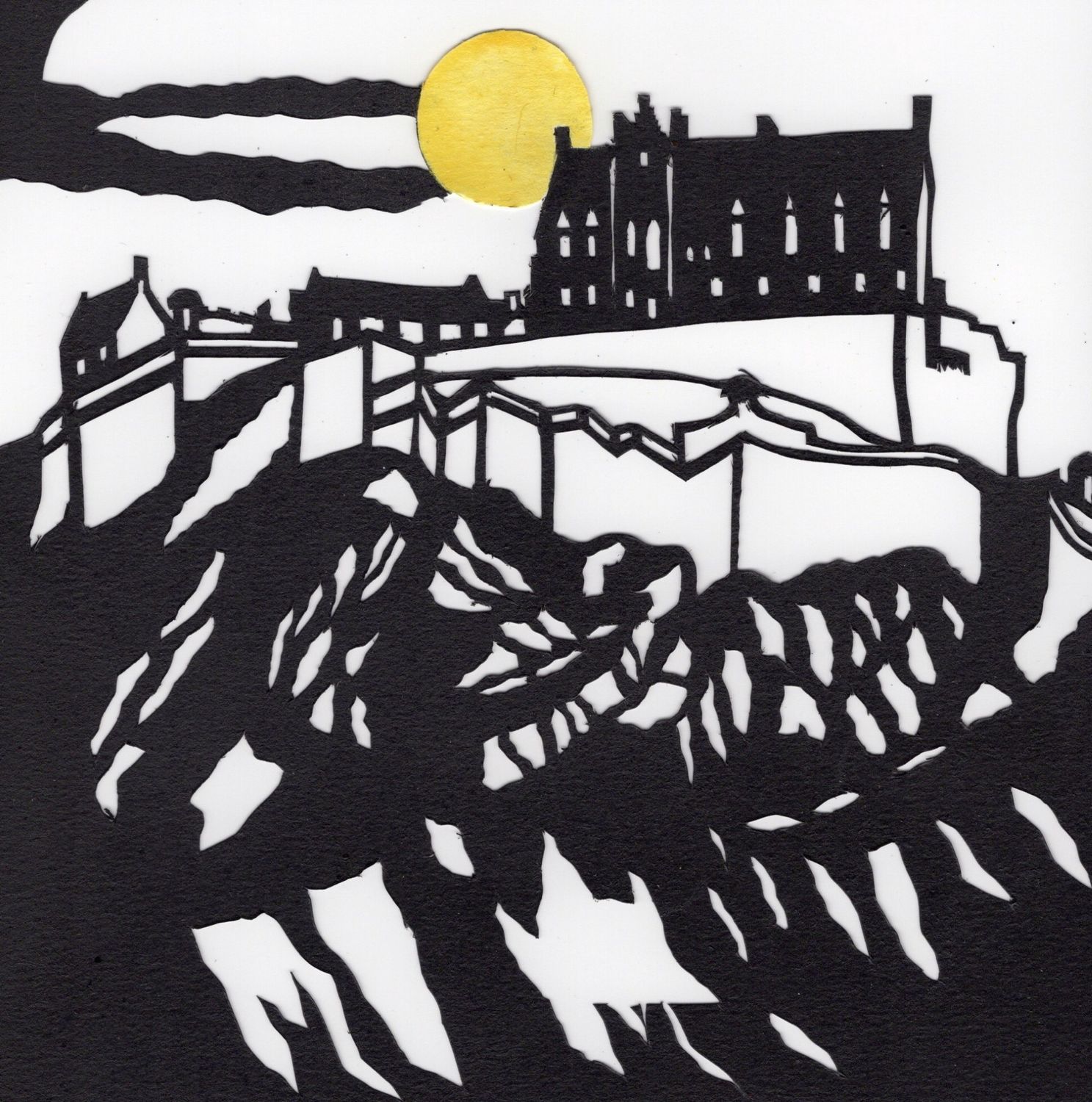 artist card by Kevin O'Neill - Edinburgh Castle