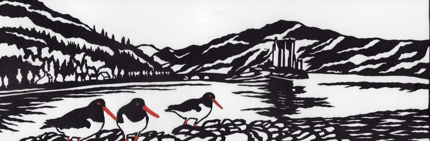 artist card by Kevin O'Neill - Eilean Donan