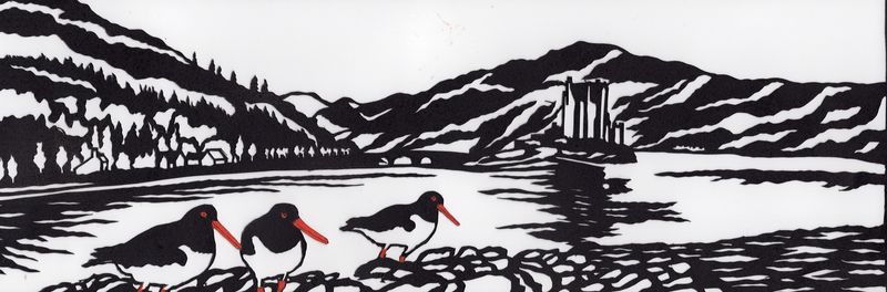 artist card by Kevin O'Neill - Eilean Donan
