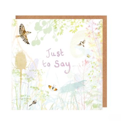 Just to say card