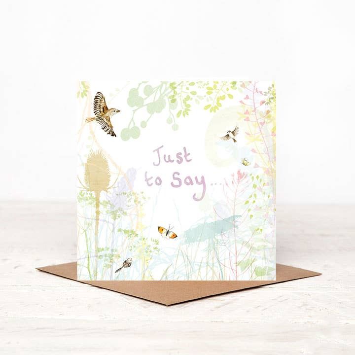 Just to say card