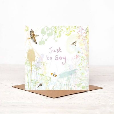 Just to say card
