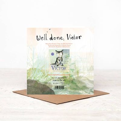 Well Done wolf card