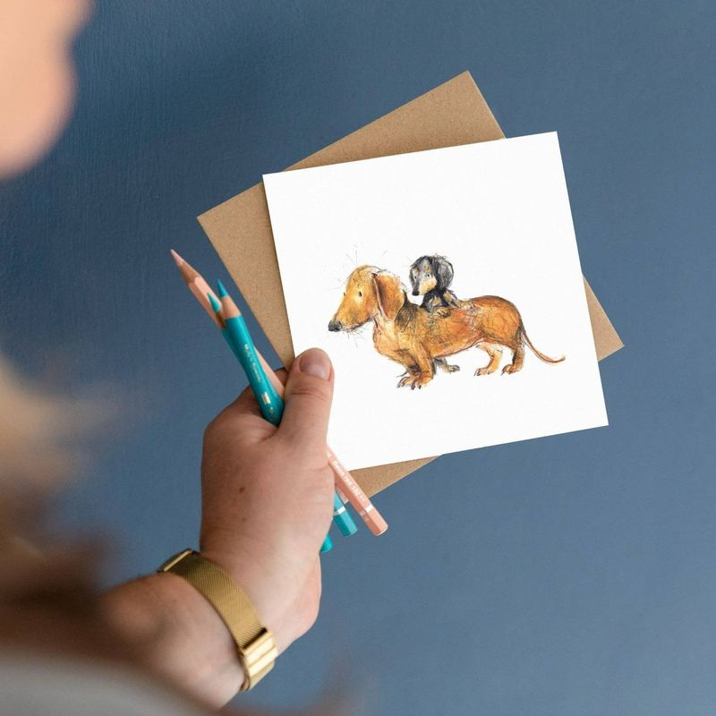 Dachshund card