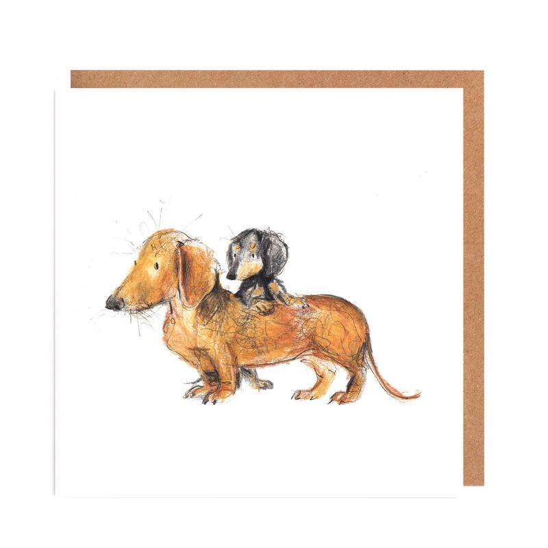 Dachshund card