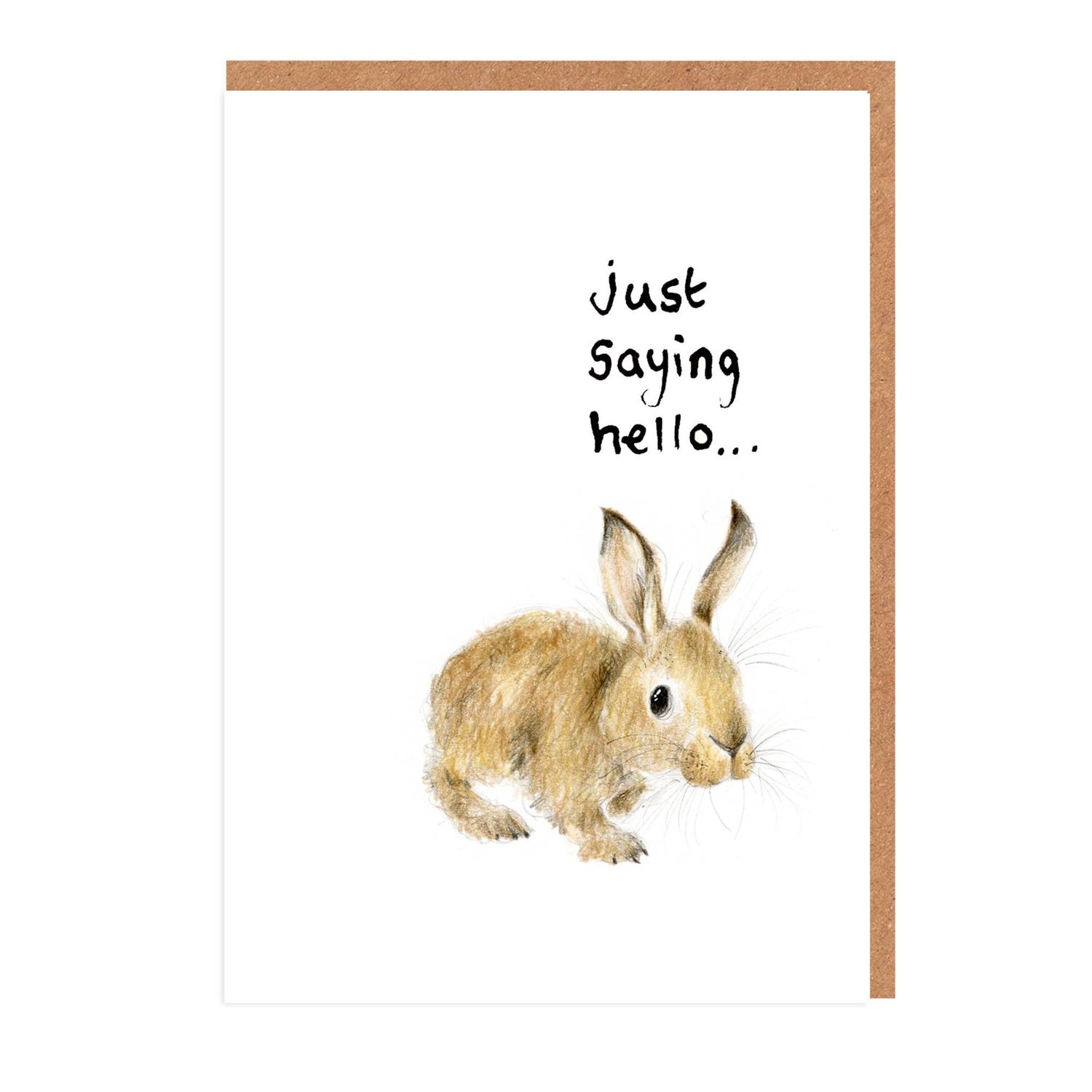 Just Saying Hello Mini Card