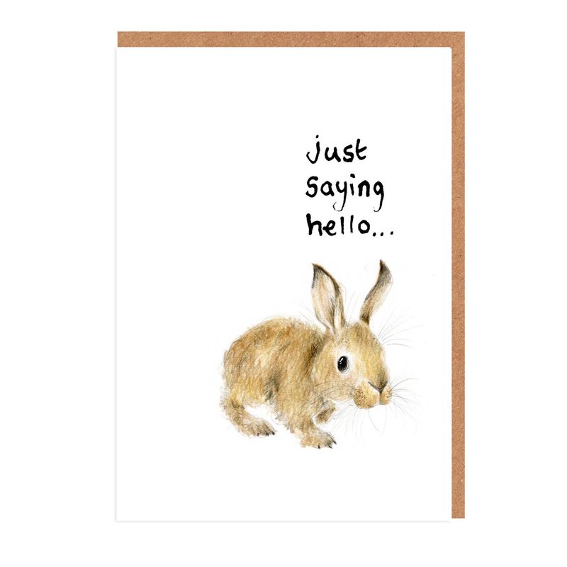 Just Saying Hello Mini Card