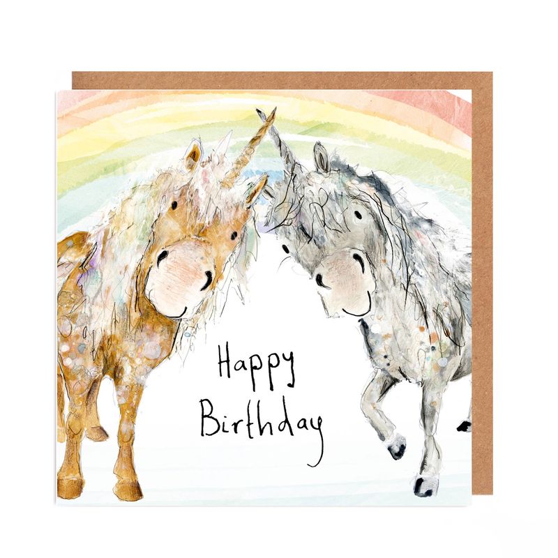 Unicorn Birthday card