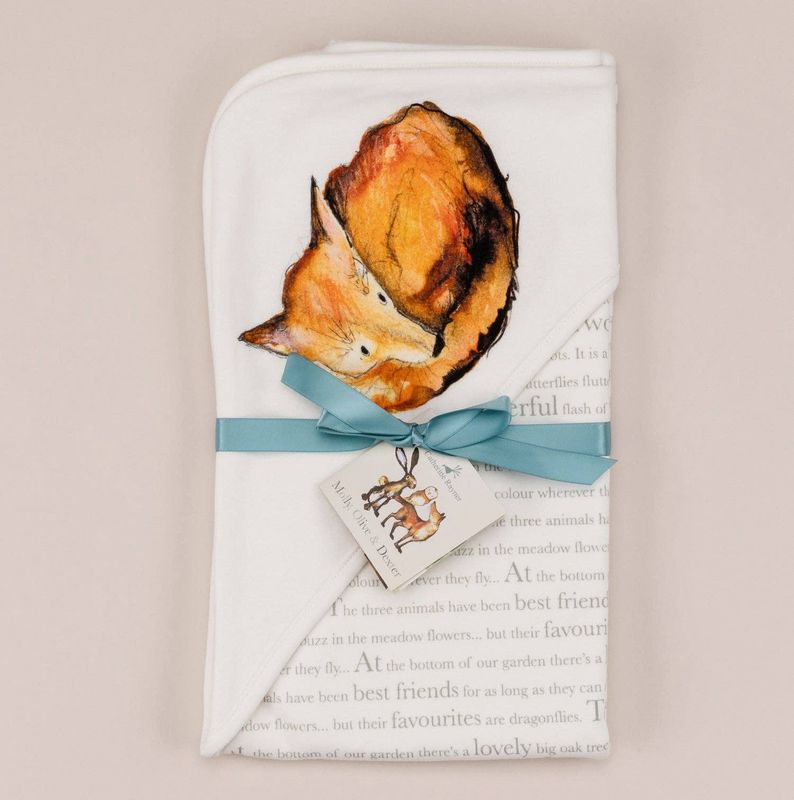 Baby Wrap Blanket - with fox and story