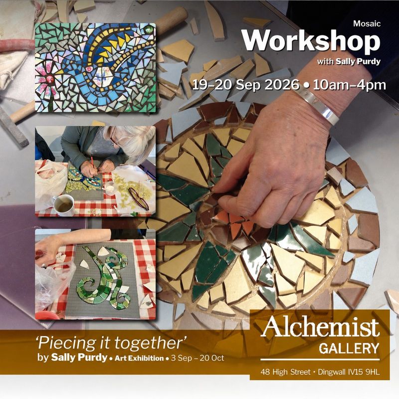 2-Day Introduction to Mosaics Workshop with Sally Purdy 19th &amp; 20th September 2026