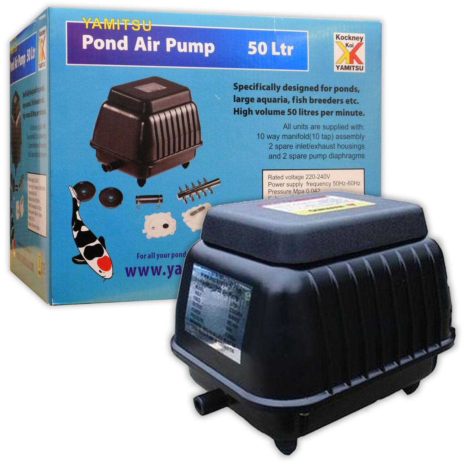 Yamitsu Hi-Flow 50 Air Pump