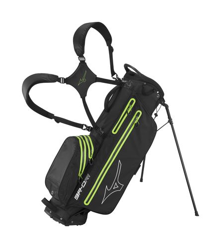 Mizuno BR-DRI Stand Bag - Black/Green -
