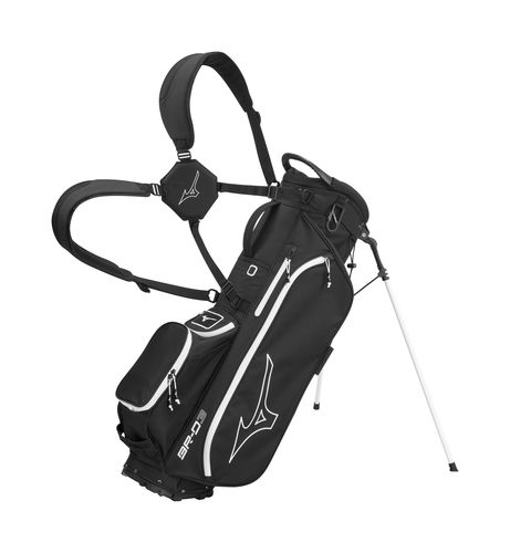 Mizuno BR-D3 Stand Bag - Black/White -