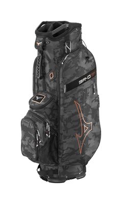 Mizuno BR-D3 Cart Bag - Black Camo/Copper -