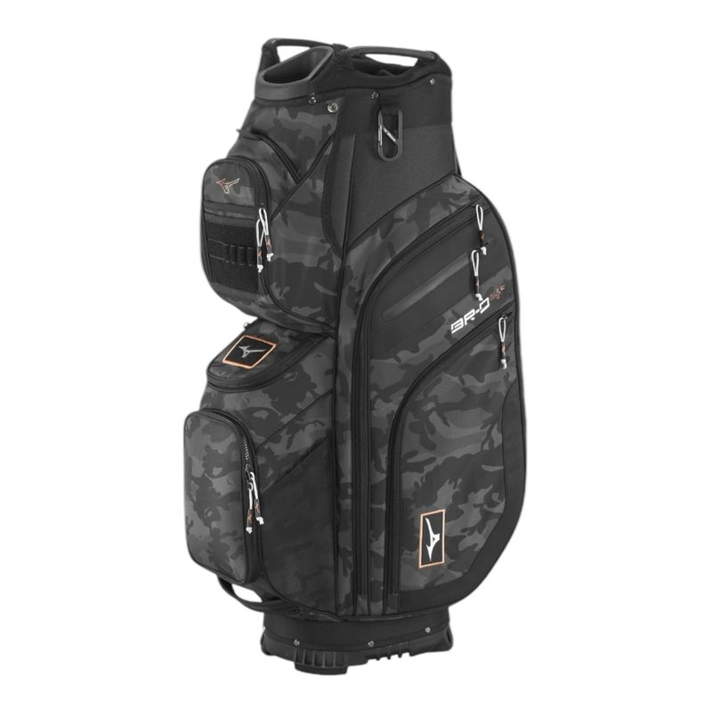 Mizuno BR-D4 Cart Bag - Black Camo/Copper -