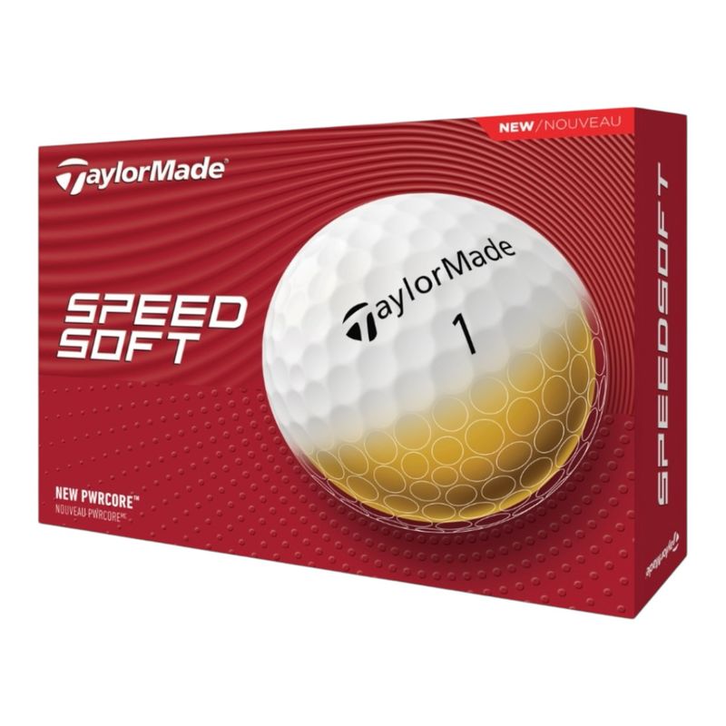 TaylorMade SpeedSoft Golf Ball White Dozen