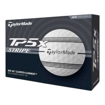TaylorMade TP5x Stripe Golf Ball Dozen
