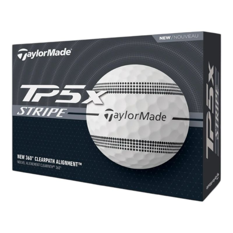 TaylorMade TP5x Stripe Golf Ball Dozen