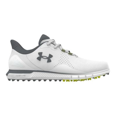 Under Armour Drive Fade SL Golf Shoe WHITE/ GREY / GREEN