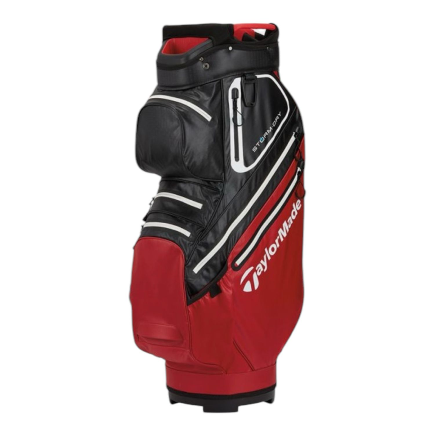 TaylorMade Storm Dry Waterproof Cart Bag Red/Black