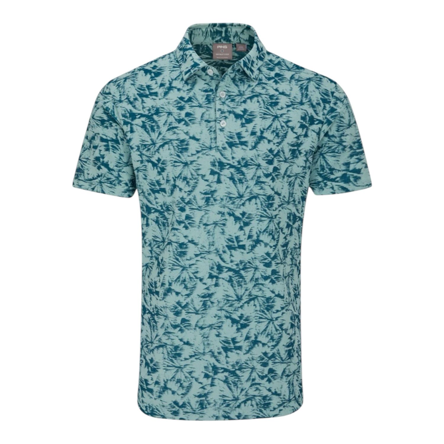 PING Diego Mens Polo Shirt, Colour: Misty Green, Size: S