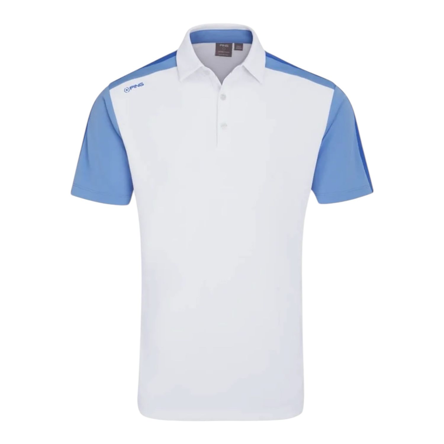 PING Kelly Mens Polo Shirt, Colour: White, Size: S