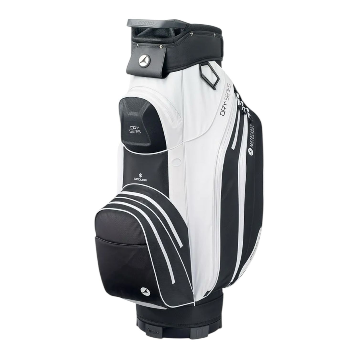 Motocaddy Dry Series Black/White Cart Bag Limited Edition