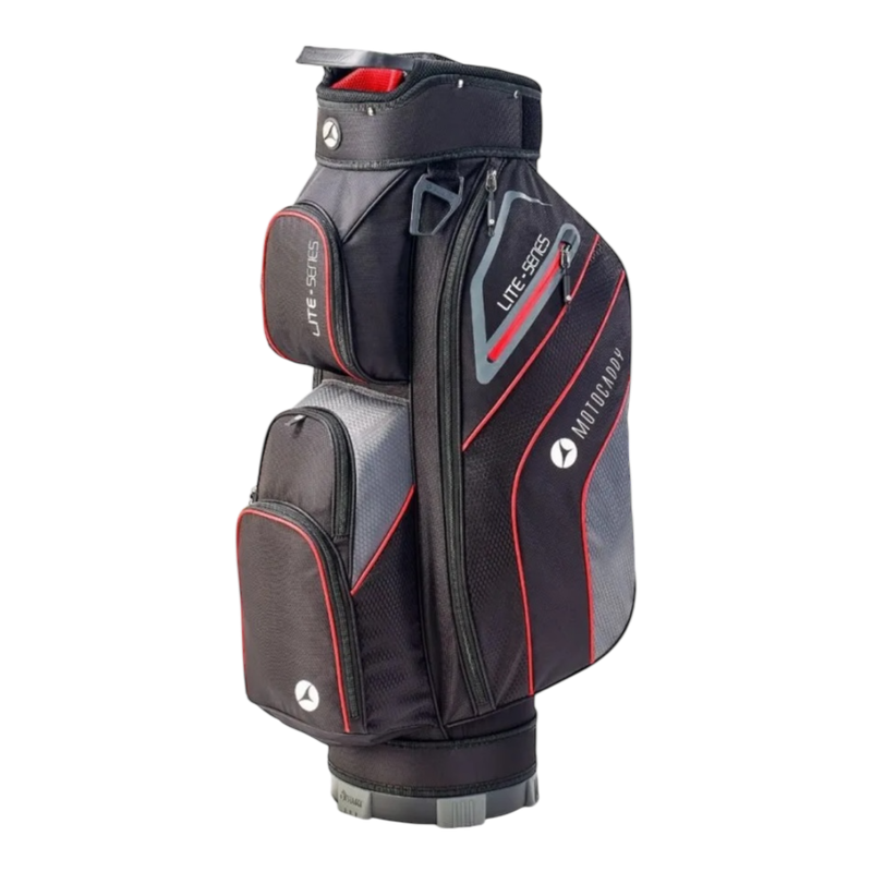 Motocaddy 2026 Lite Series Cart Bag Black/ Red