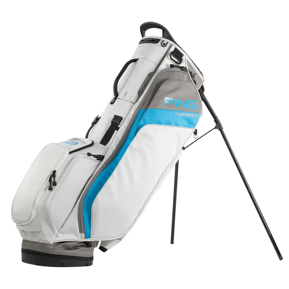 Ping Hoofer Stand Bag - Light Grey/Blue/Graphite