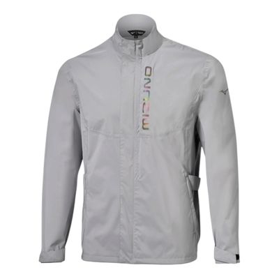 Mizuno Arc Rain Waterproof Jacket Grey