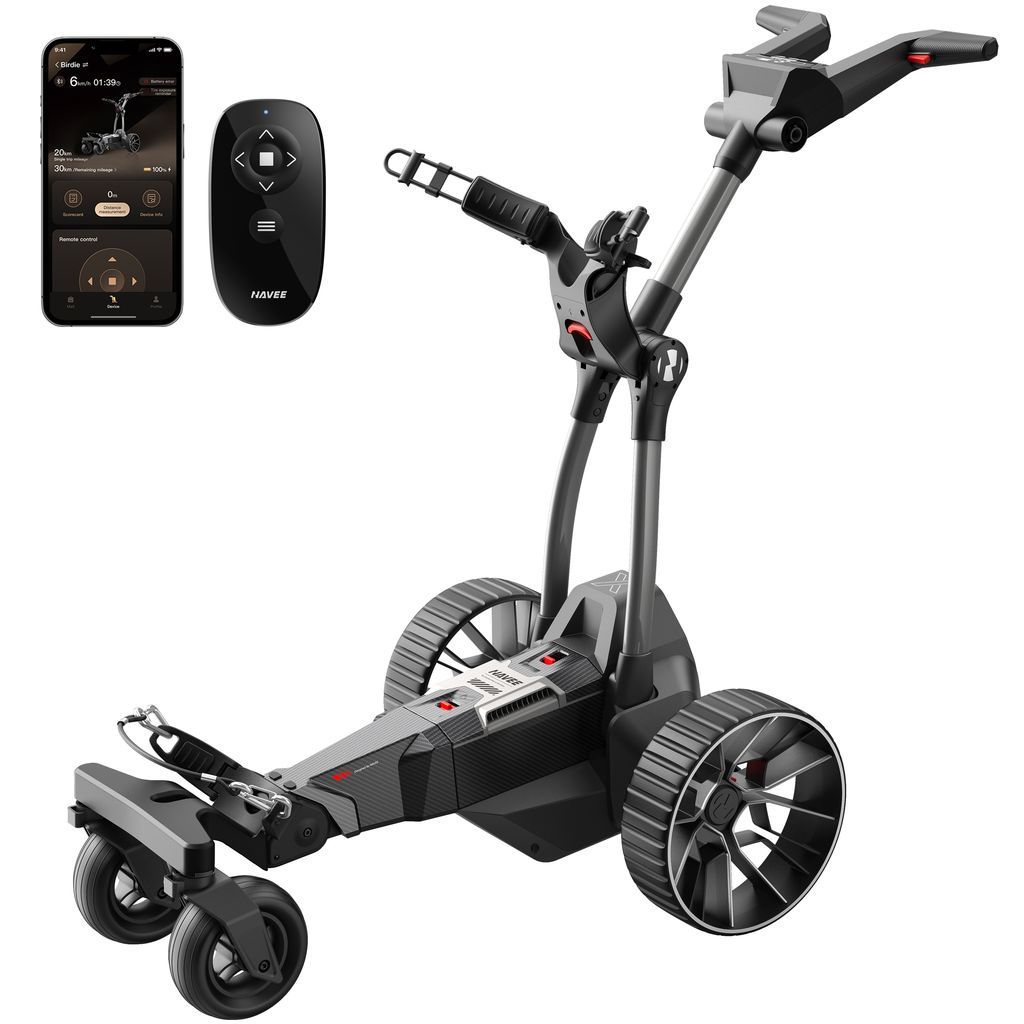 NAVEE Birdie 3X Follow Electric Golf Trolley | 36 Hole